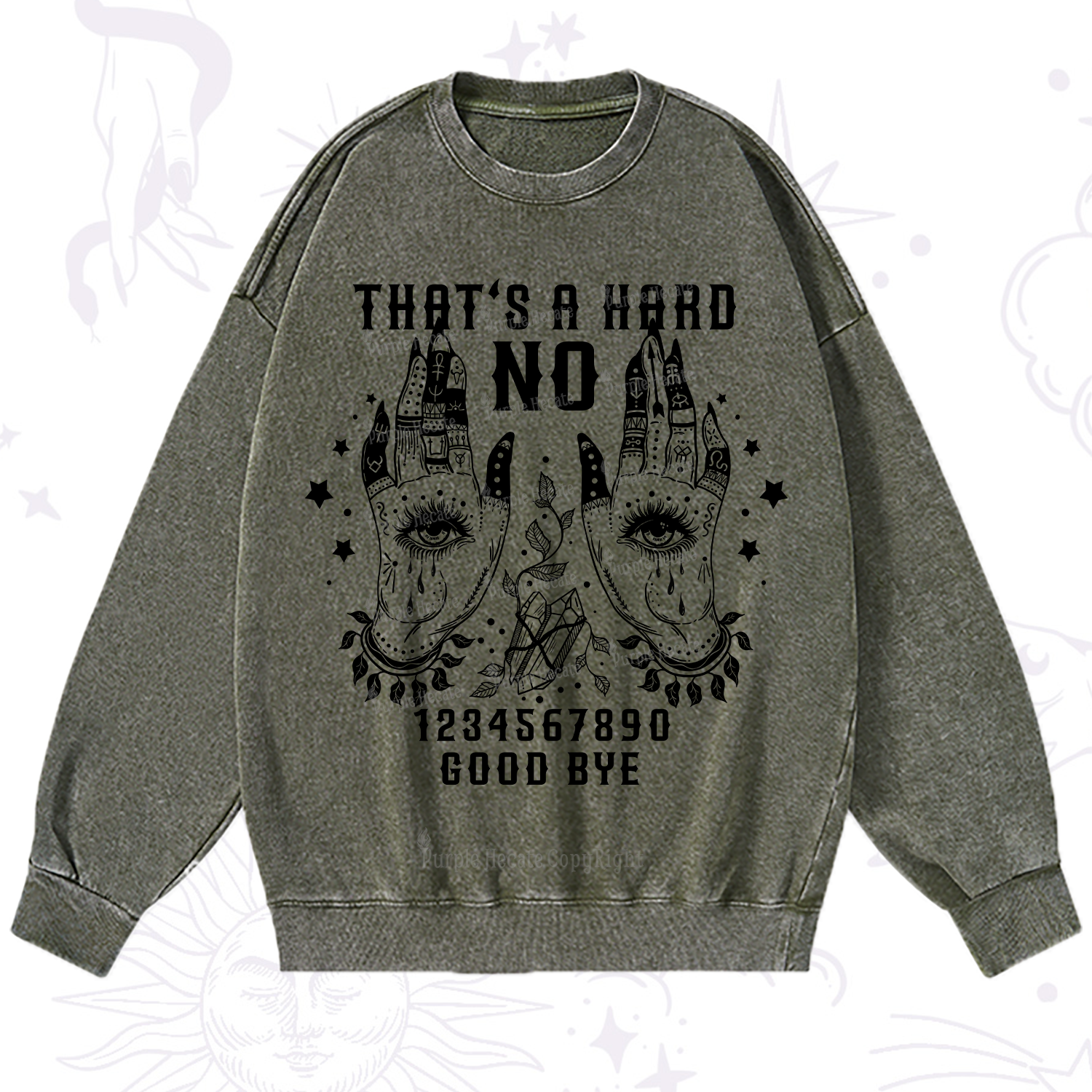 Purplehecate That's A Haro No Washed Sweatshirt