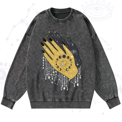 Purplehecate Wash Your Hands Washed Sweatshirt