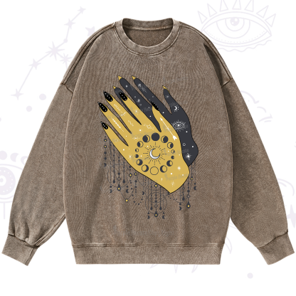 Purplehecate Wash Your Hands Washed Sweatshirt