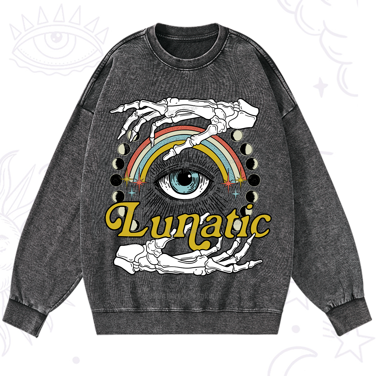 Purplehecate Lunatic Washed Sweatshirt