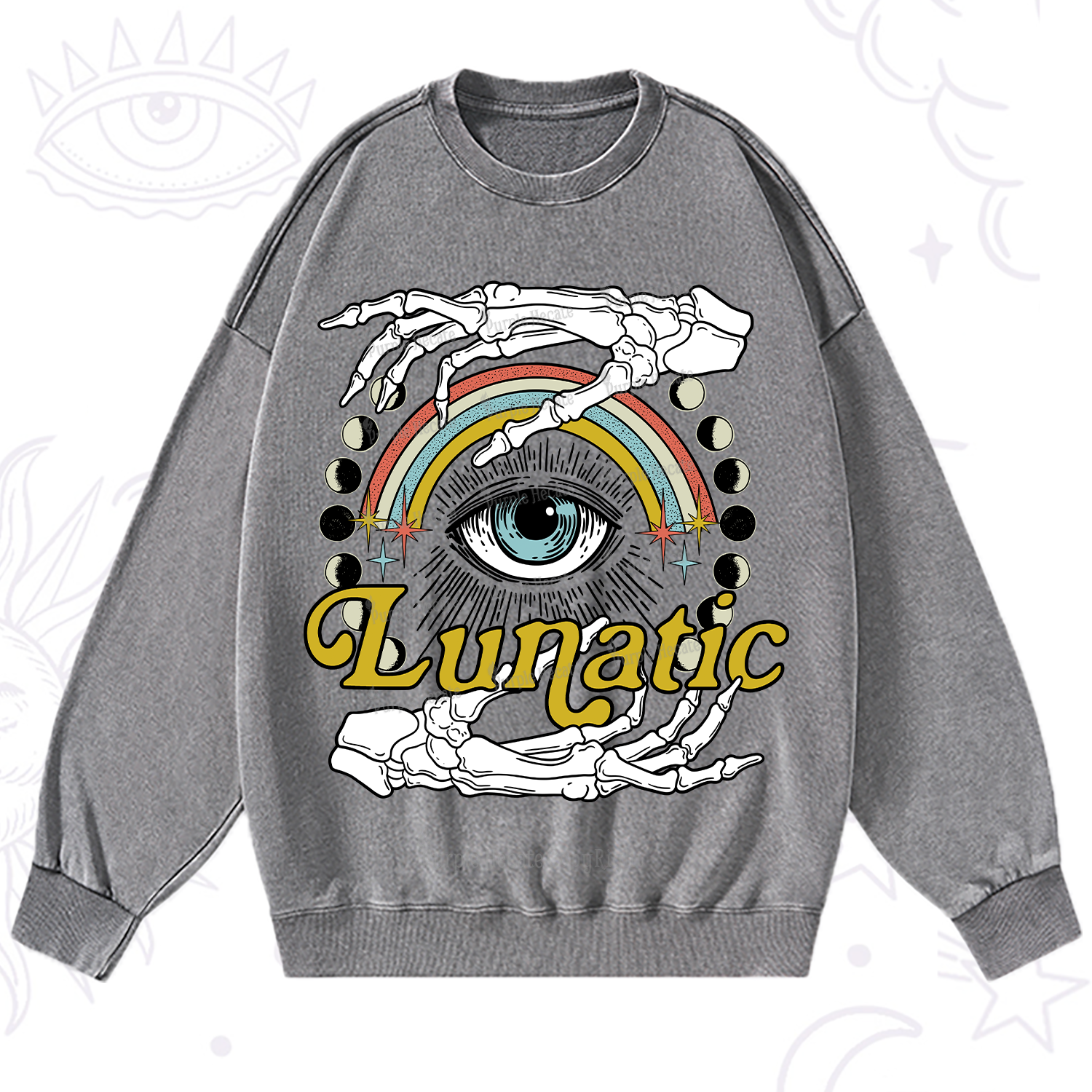 Purplehecate Lunatic Washed Sweatshirt
