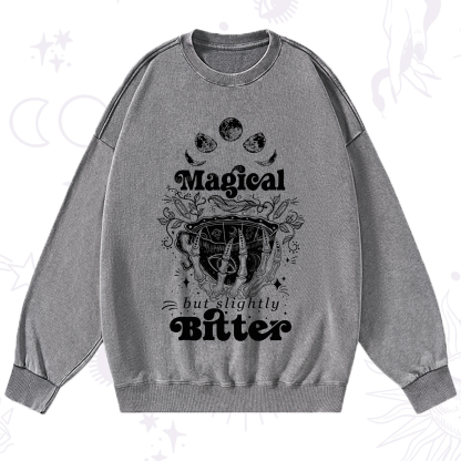 Purplehecate Magical But Slightly Bitter Washed Sweatshirt