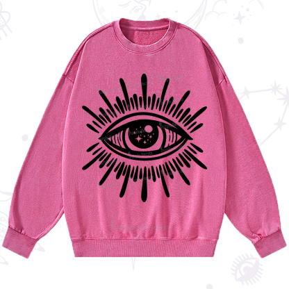 Purplehecate Evil Eye Washed Sweatshirt
