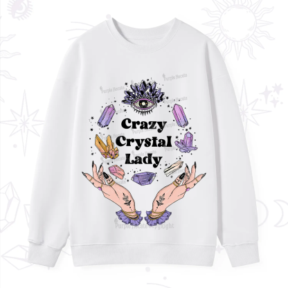 Purplehecate Crazy Crystal Lady Sweatshirt