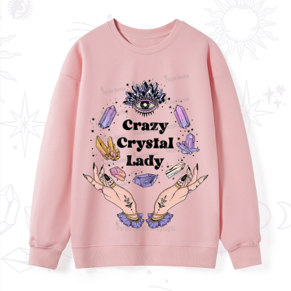 Purplehecate Crazy Crystal Lady Sweatshirt
