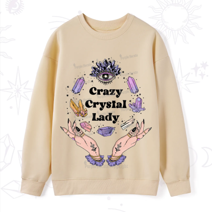 Purplehecate Crazy Crystal Lady Sweatshirt
