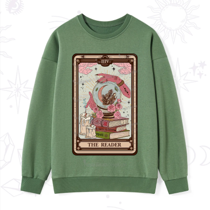 Purplehecate The Reader Tarot Witch Vibes Sweatshirt