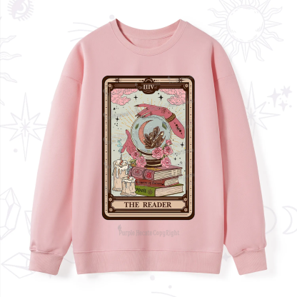 Purplehecate The Reader Tarot Witch Vibes Sweatshirt