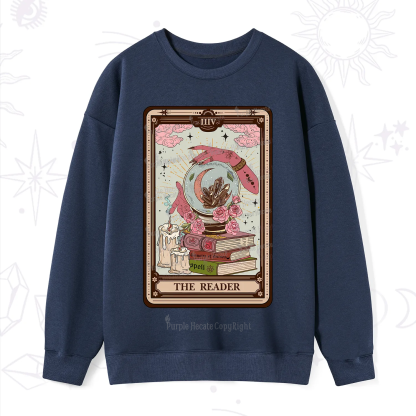 Purplehecate The Reader Tarot Witch Vibes Sweatshirt