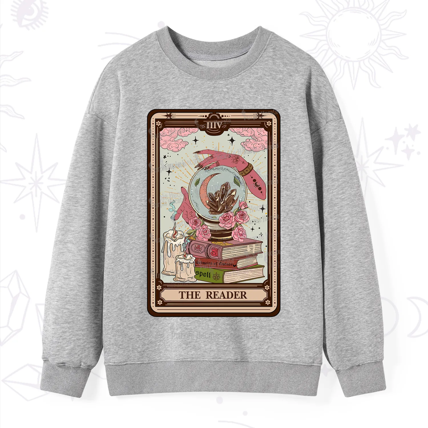 Purplehecate The Reader Tarot Witch Vibes Sweatshirt