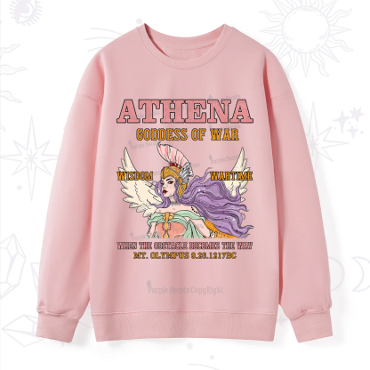 Purplehecate Wise War Goddess Athena Sweatshirt