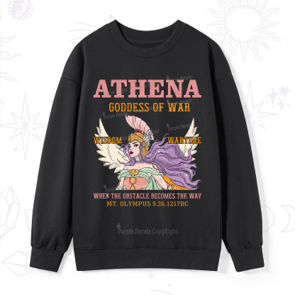 Purplehecate Wise War Goddess Athena Sweatshirt