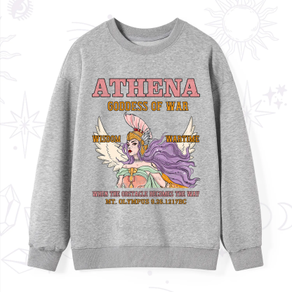 Purplehecate Wise War Goddess Athena Sweatshirt