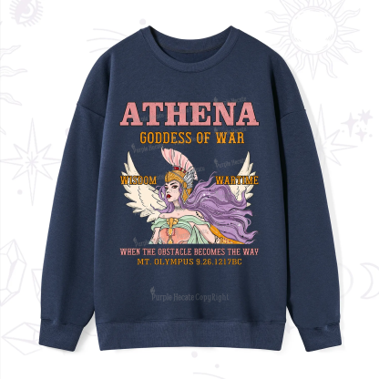 Purplehecate Wise War Goddess Athena Sweatshirt