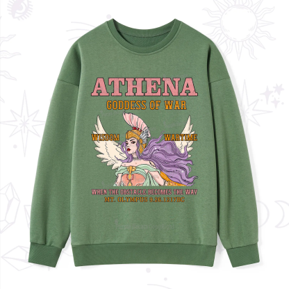 Purplehecate Wise War Goddess Athena Sweatshirt