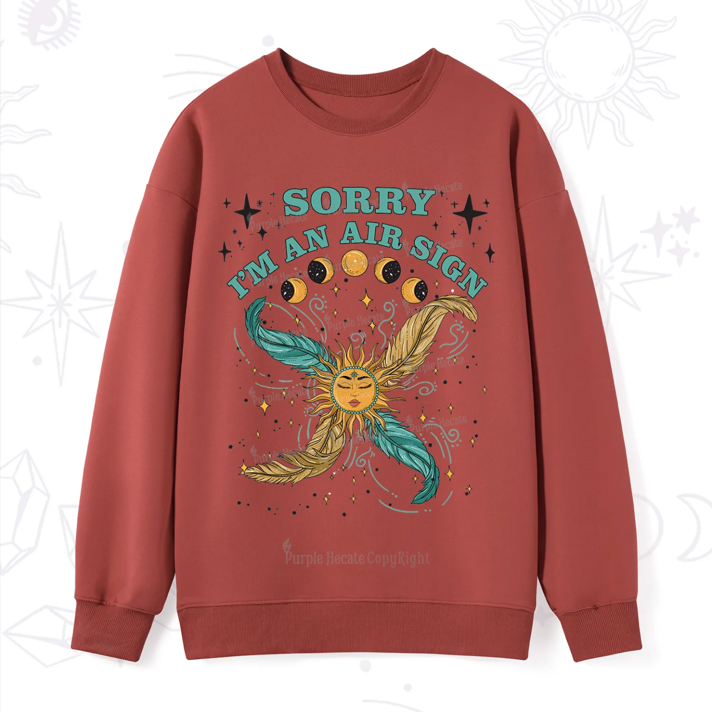 Purplehecate Sorry I'm An Air Sign Sweatshirt