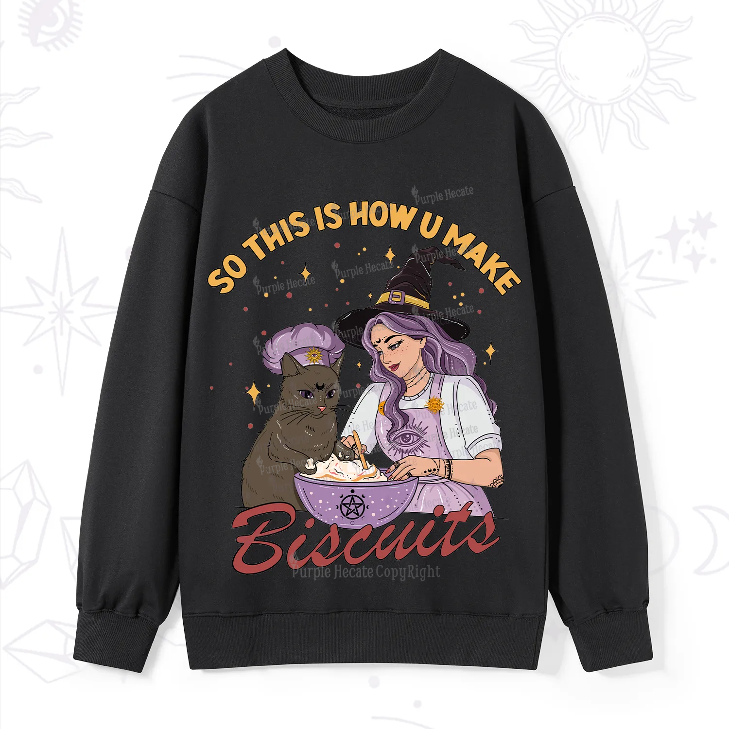 Purplehecate So This Is How You Make Biscuits Sweatshirt