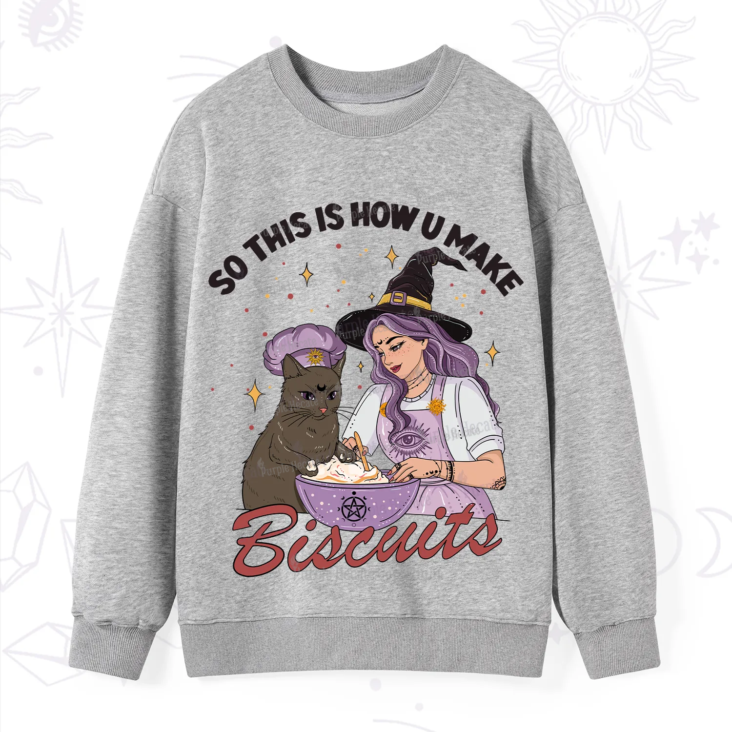 Purplehecate So This Is How You Make Biscuits Sweatshirt