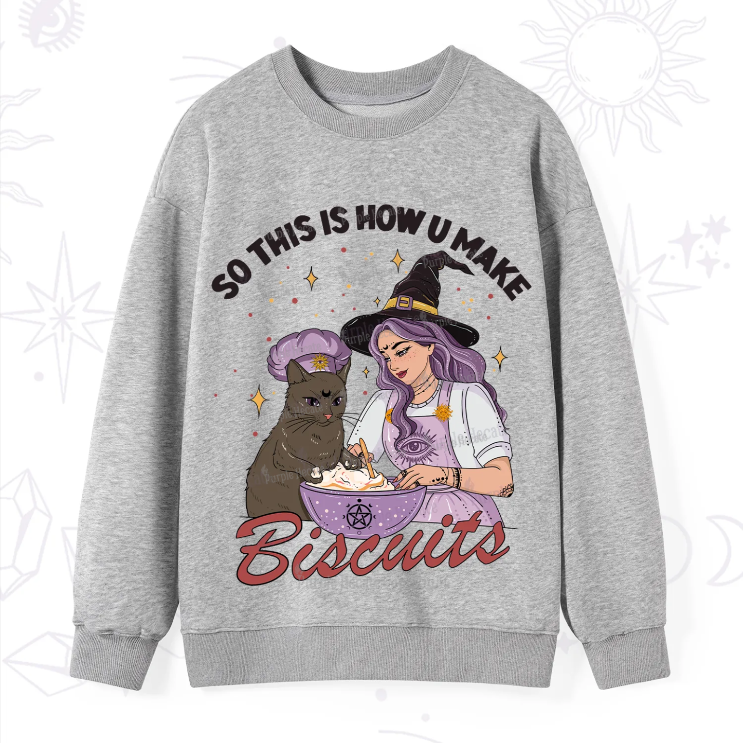 Purplehecate So This Is How You Make Biscuits Sweatshirt
