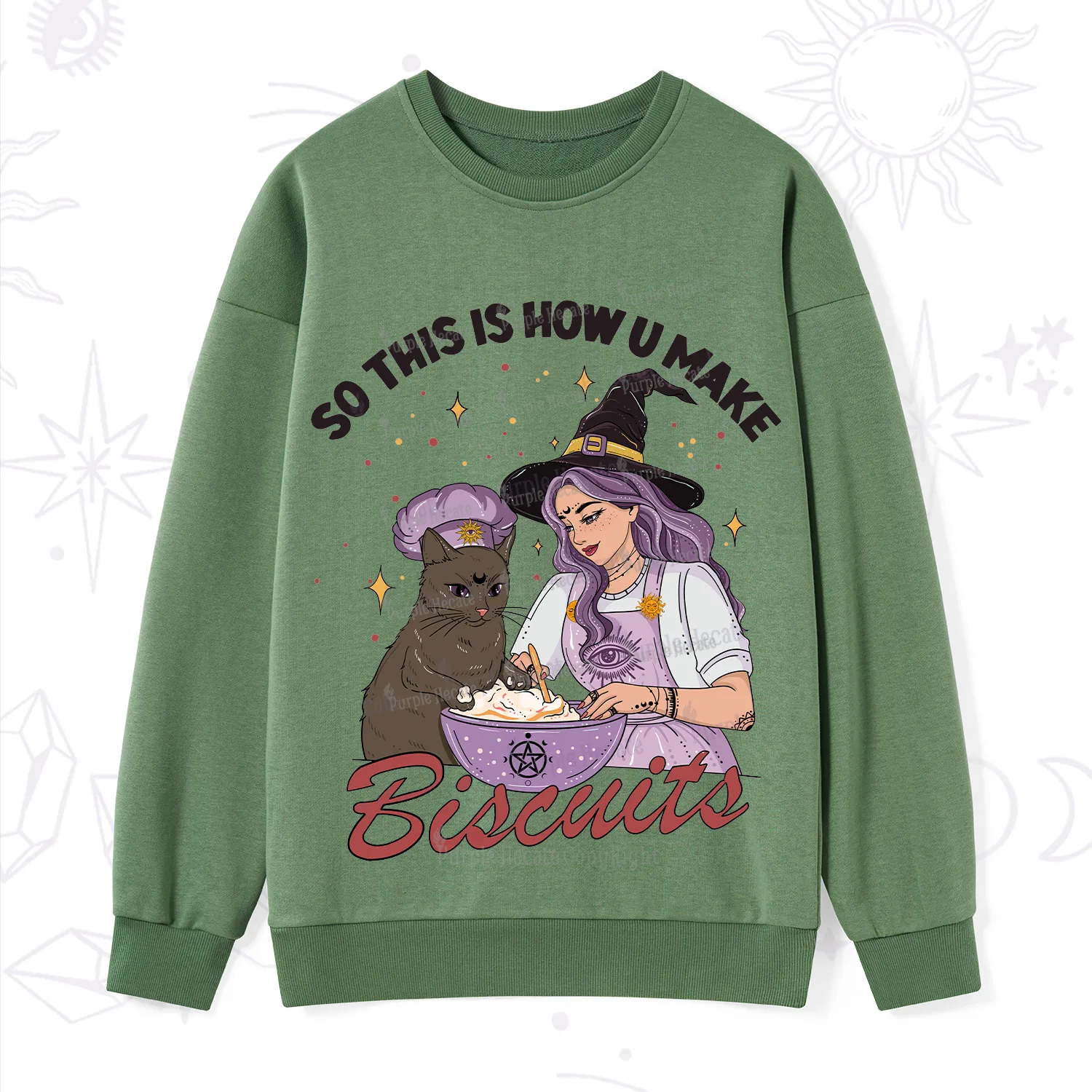 Purplehecate So This Is How You Make Biscuits Sweatshirt