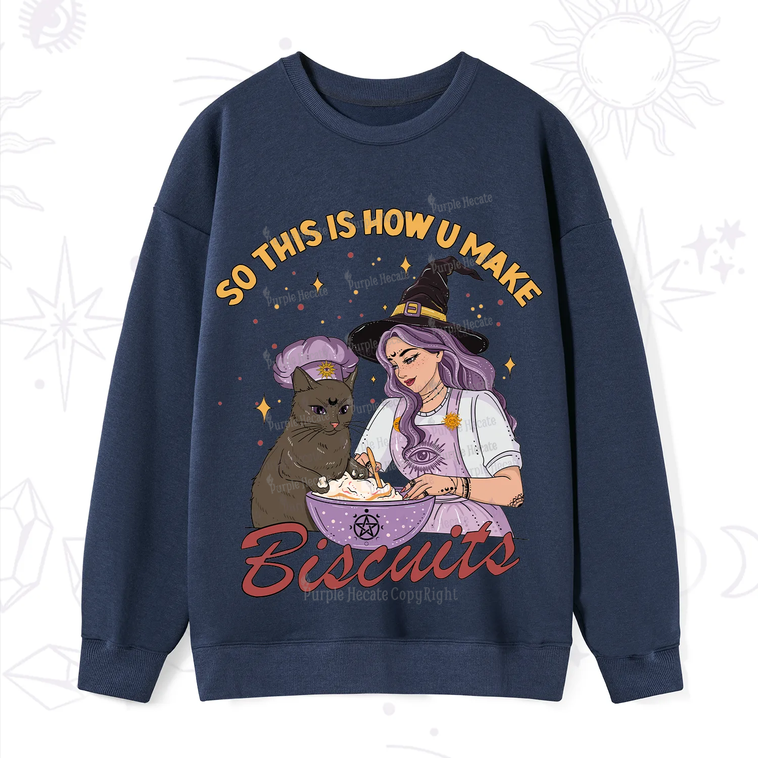 Purplehecate So This Is How You Make Biscuits Sweatshirt