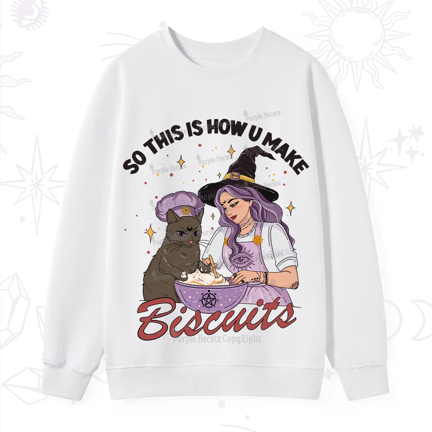 Purplehecate So This Is How You Make Biscuits Sweatshirt