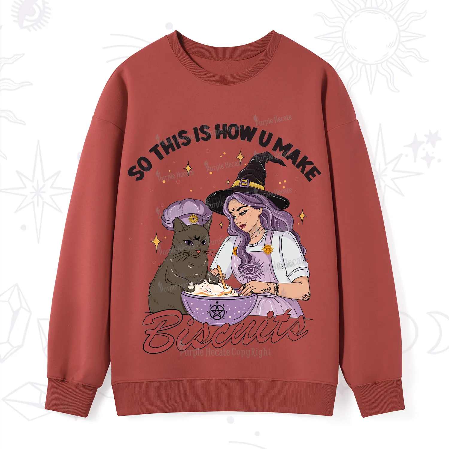 Purplehecate So This Is How You Make Biscuits Sweatshirt