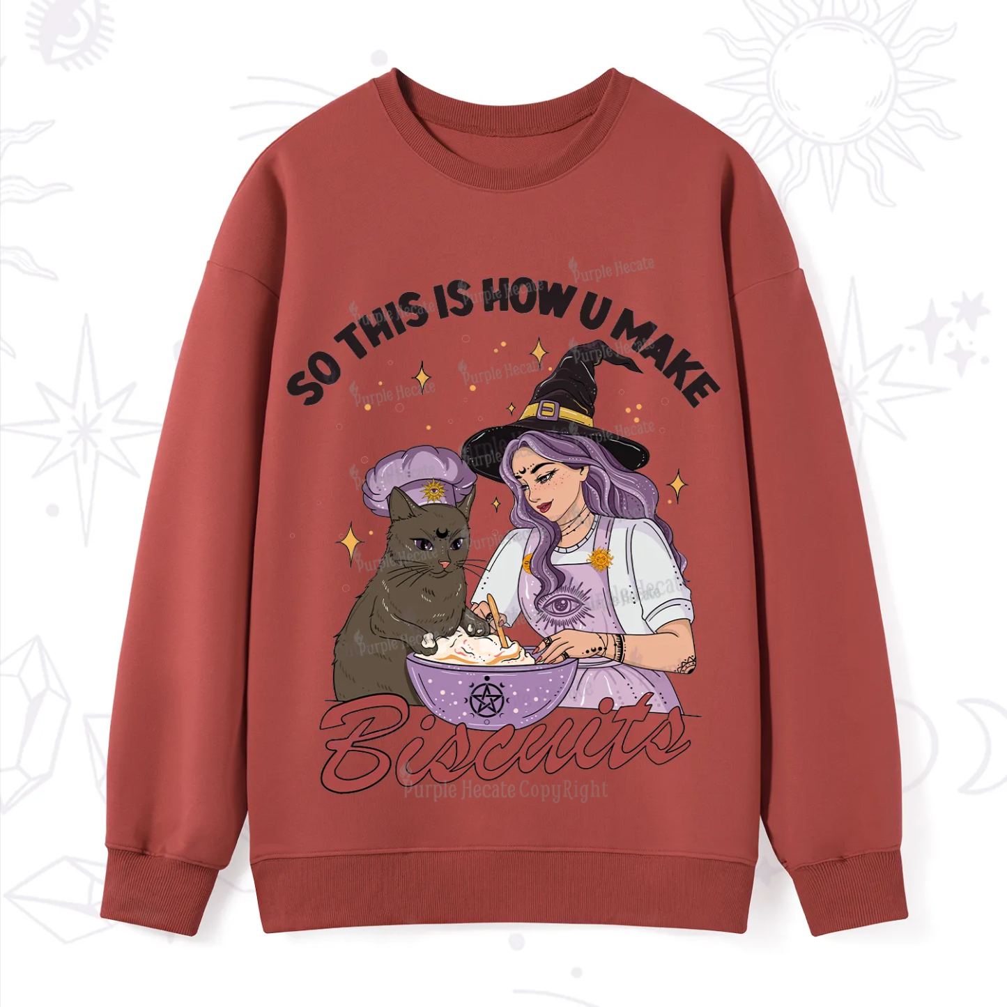 Purplehecate So This Is How You Make Biscuits Sweatshirt