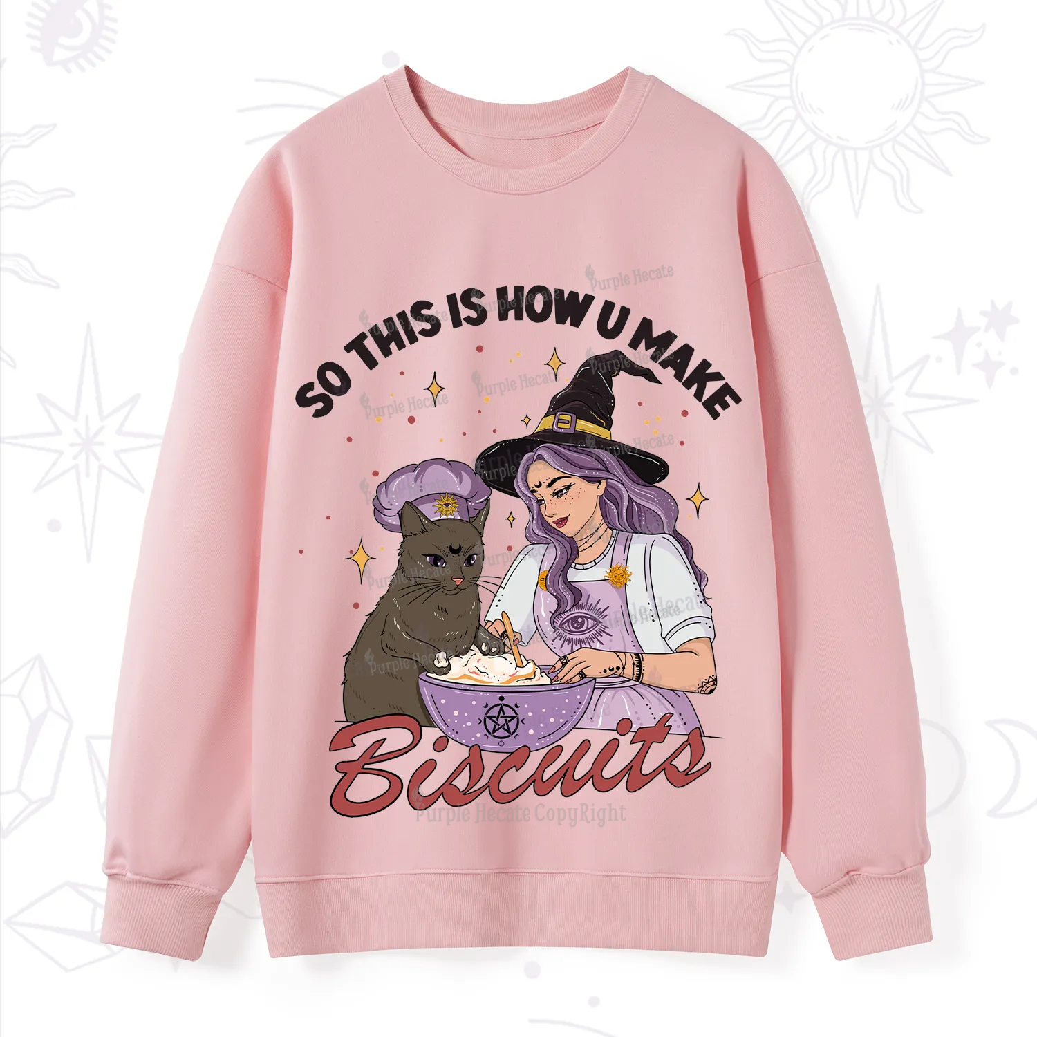 Purplehecate So This Is How You Make Biscuits Sweatshirt