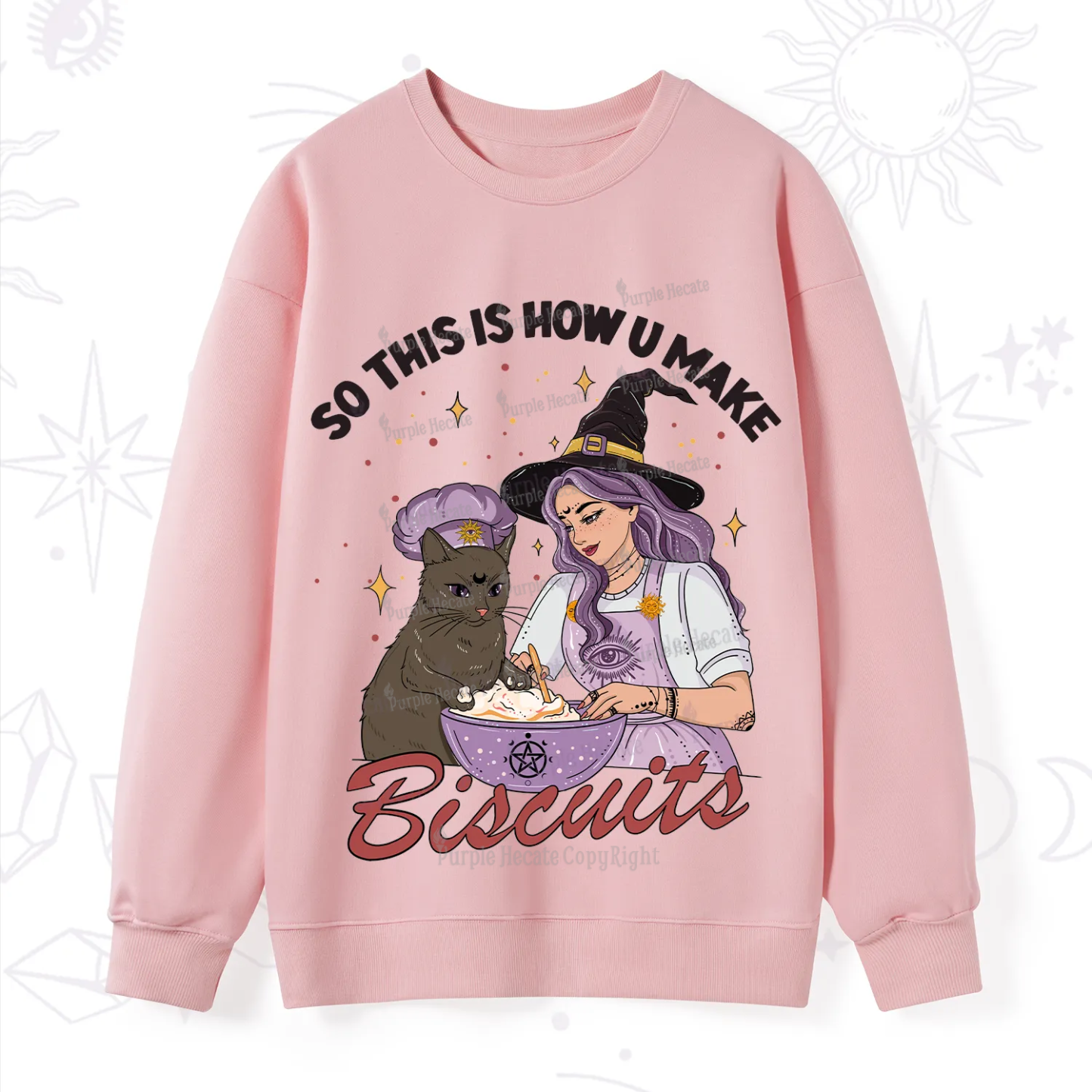 Purplehecate So This Is How You Make Biscuits Sweatshirt