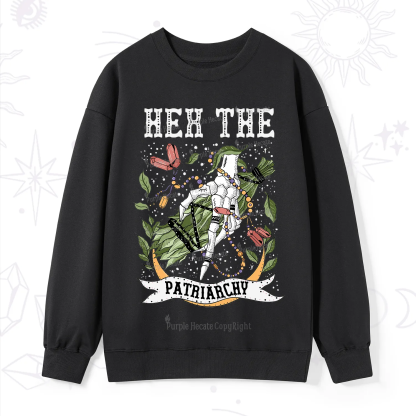 Purplehecate Heh The Patriarchy Sweatshirt