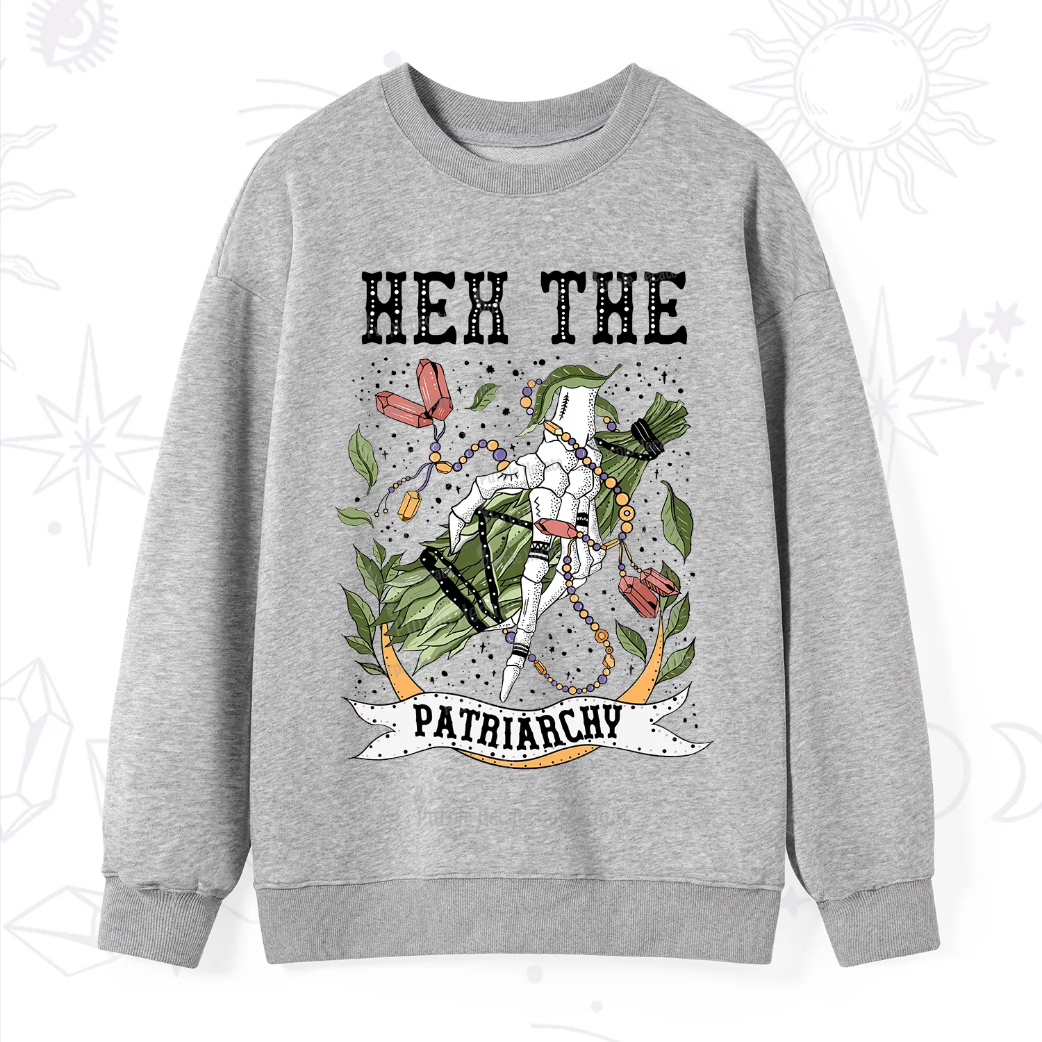 Purplehecate Heh The Patriarchy Sweatshirt