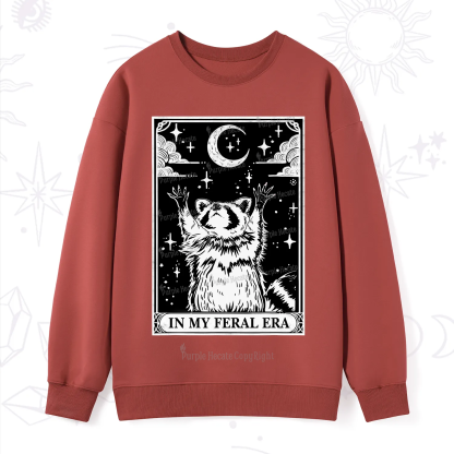 Purplehecate The In My Feral Era Oracle Card Sweatshirt