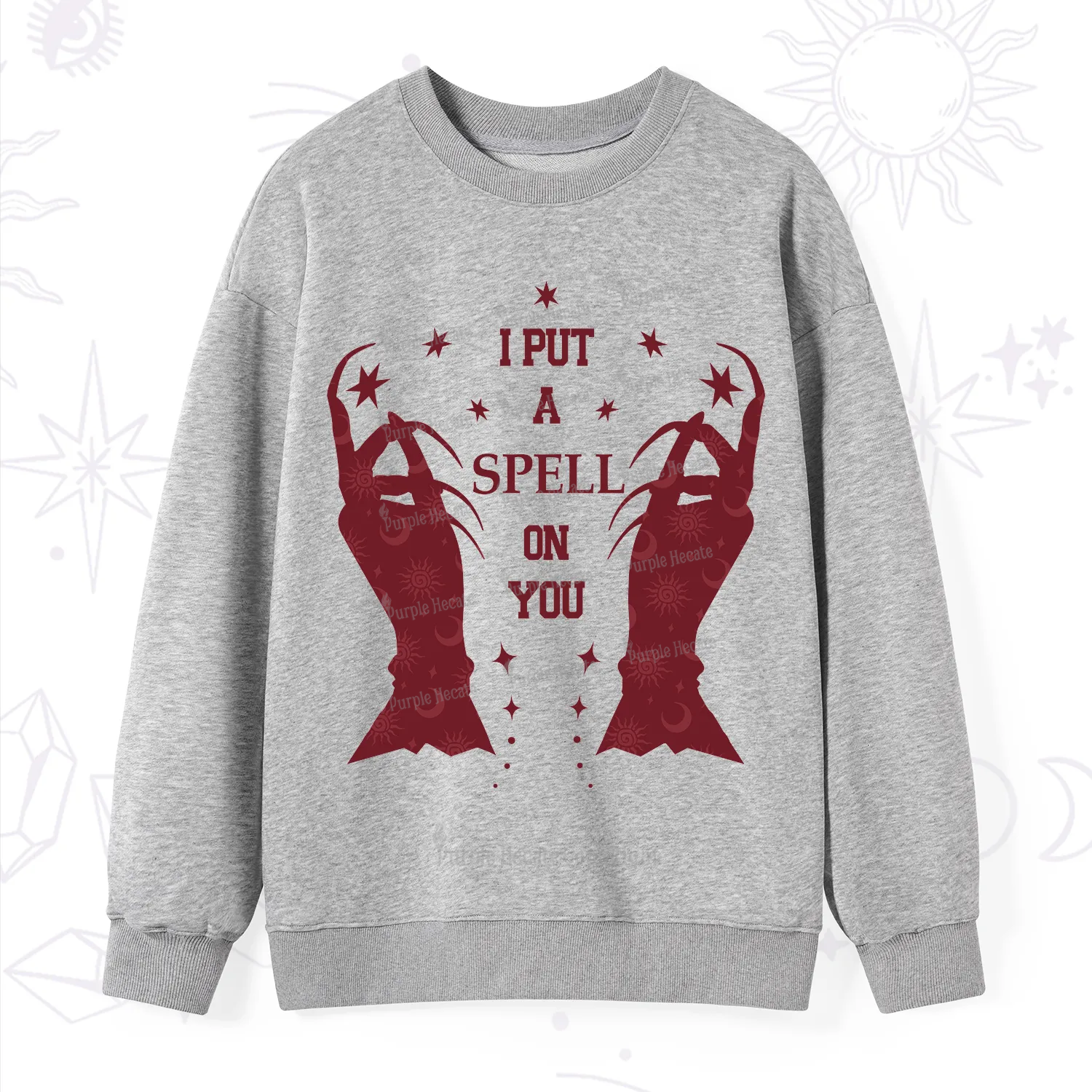 Purplehecate I Put A Spell On You Sweatshirt