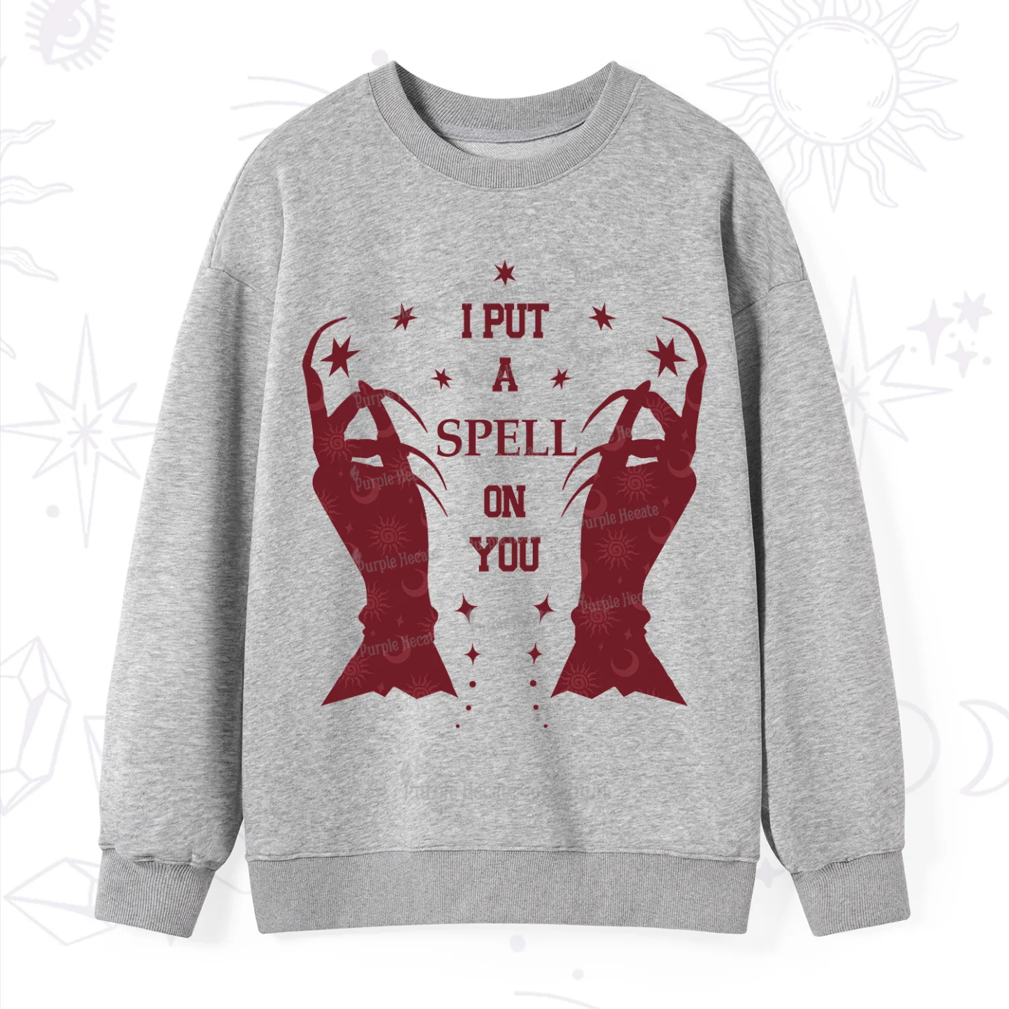 Purplehecate I Put A Spell On You Sweatshirt