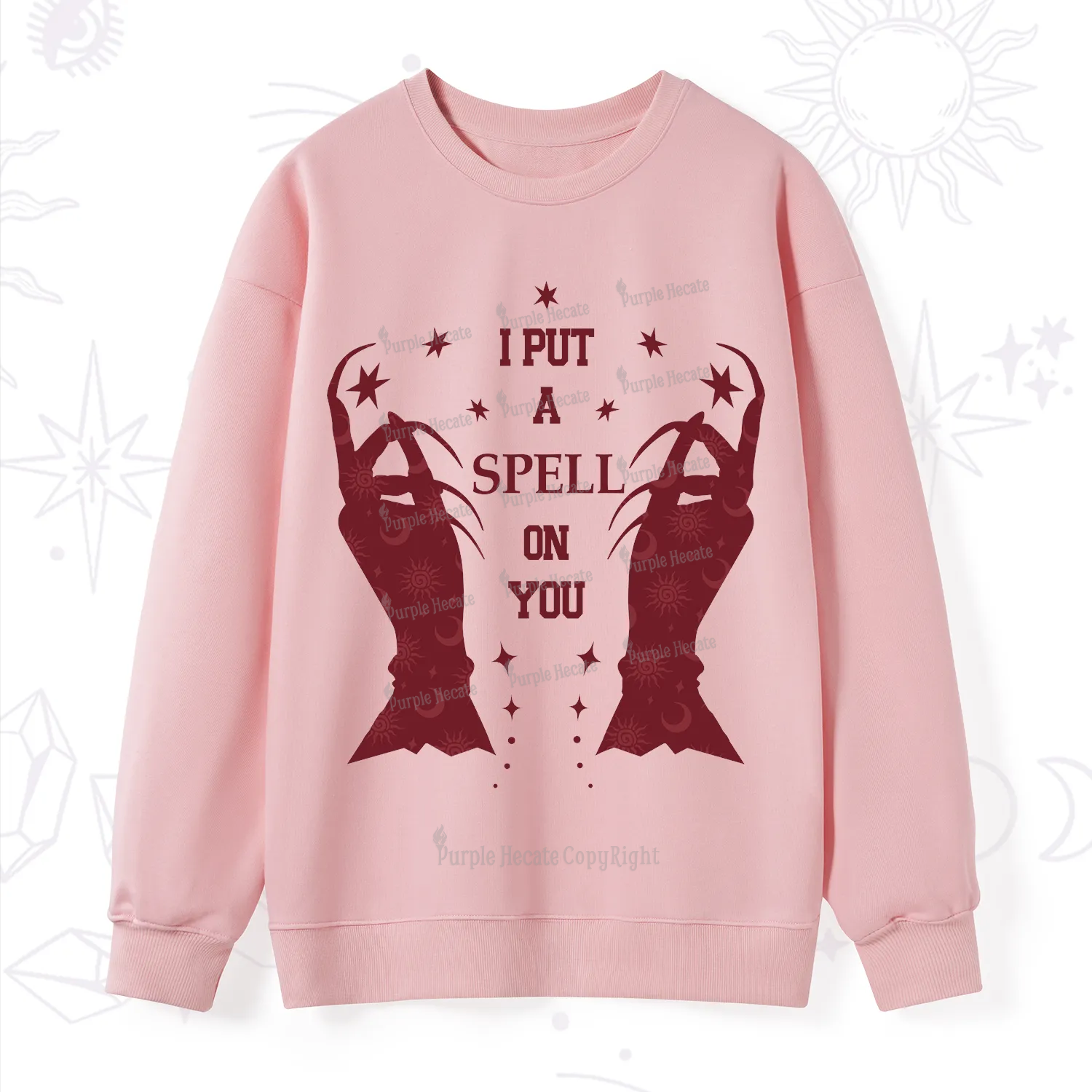 Purplehecate I Put A Spell On You Sweatshirt