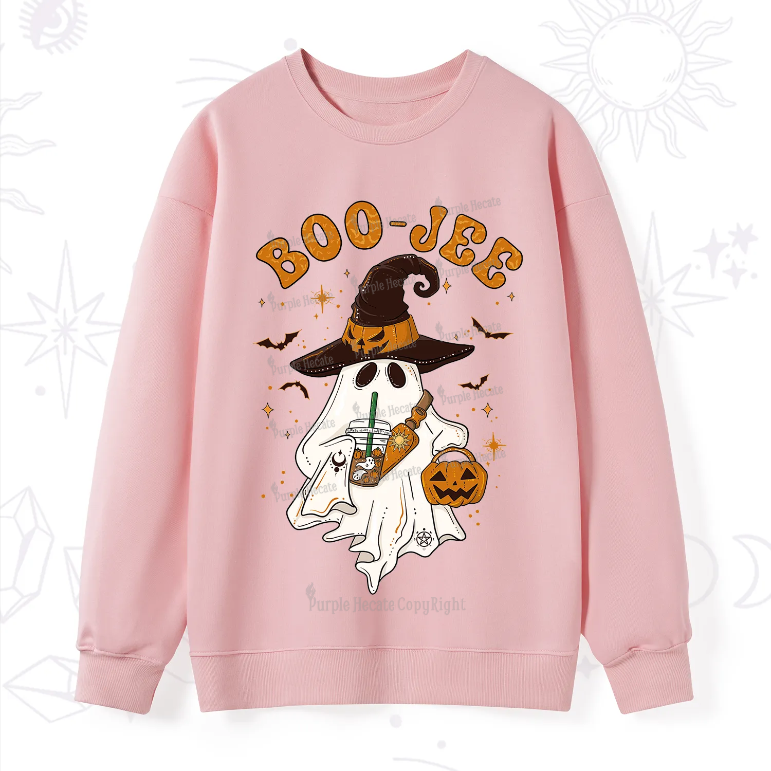Purplehecate Boo Jee Halloween Sweatshirt