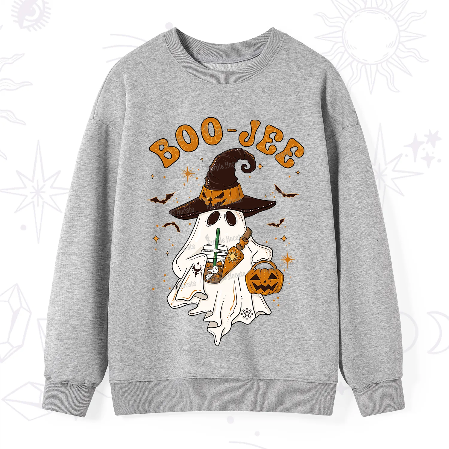Purplehecate Boo Jee Halloween Sweatshirt