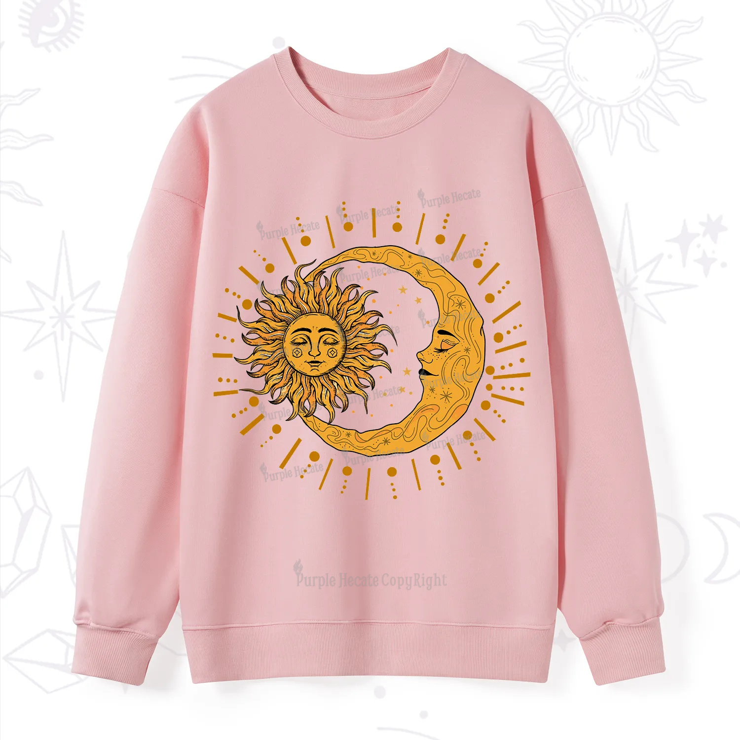 Purplehecate Solar & Lunar Spirit Sweatshirt