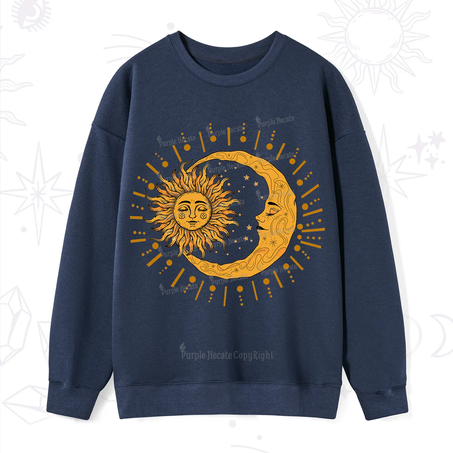 Purplehecate Solar & Lunar Spirit Sweatshirt