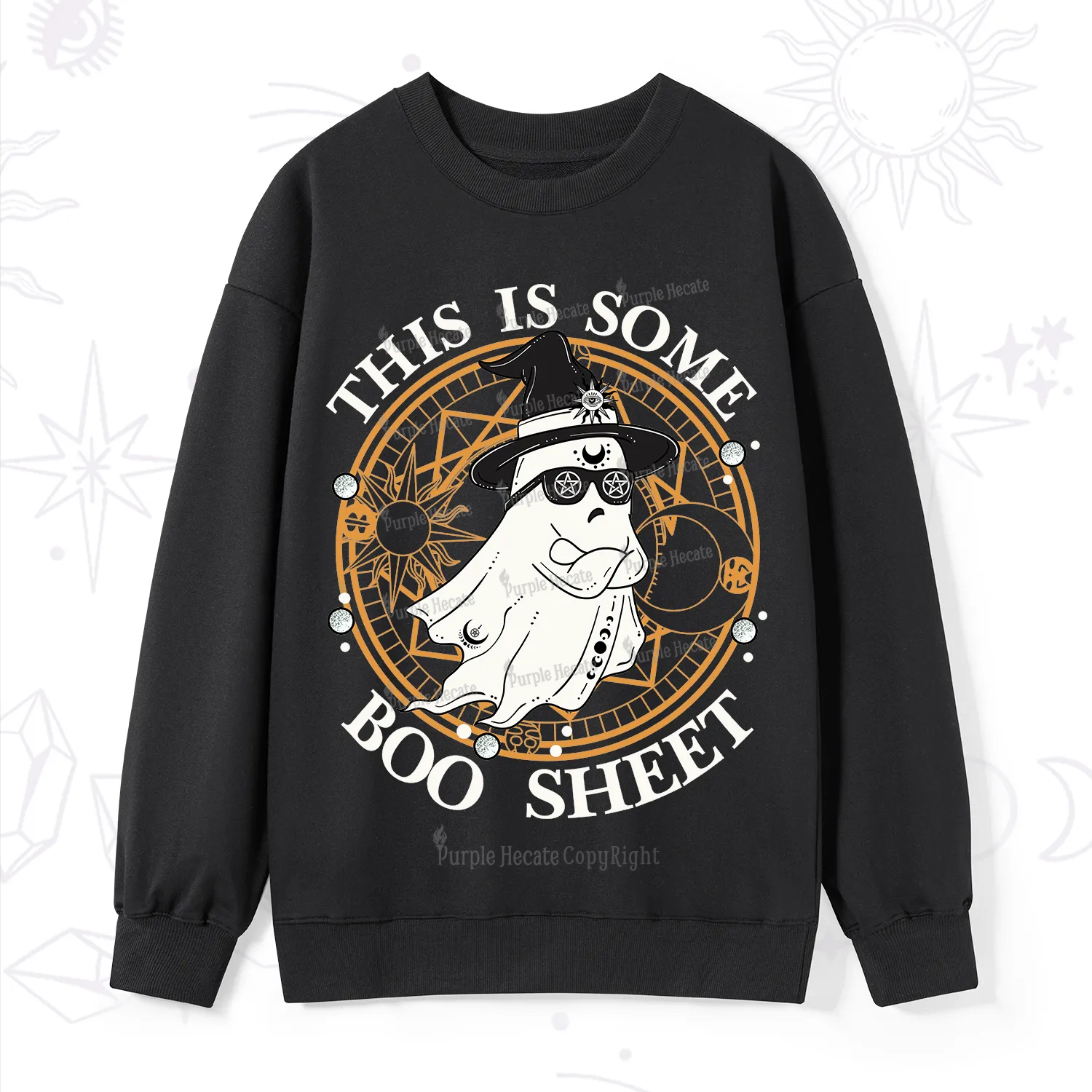 Purplehecate This Is Some Boo Sheet Halloween Sweatshirt