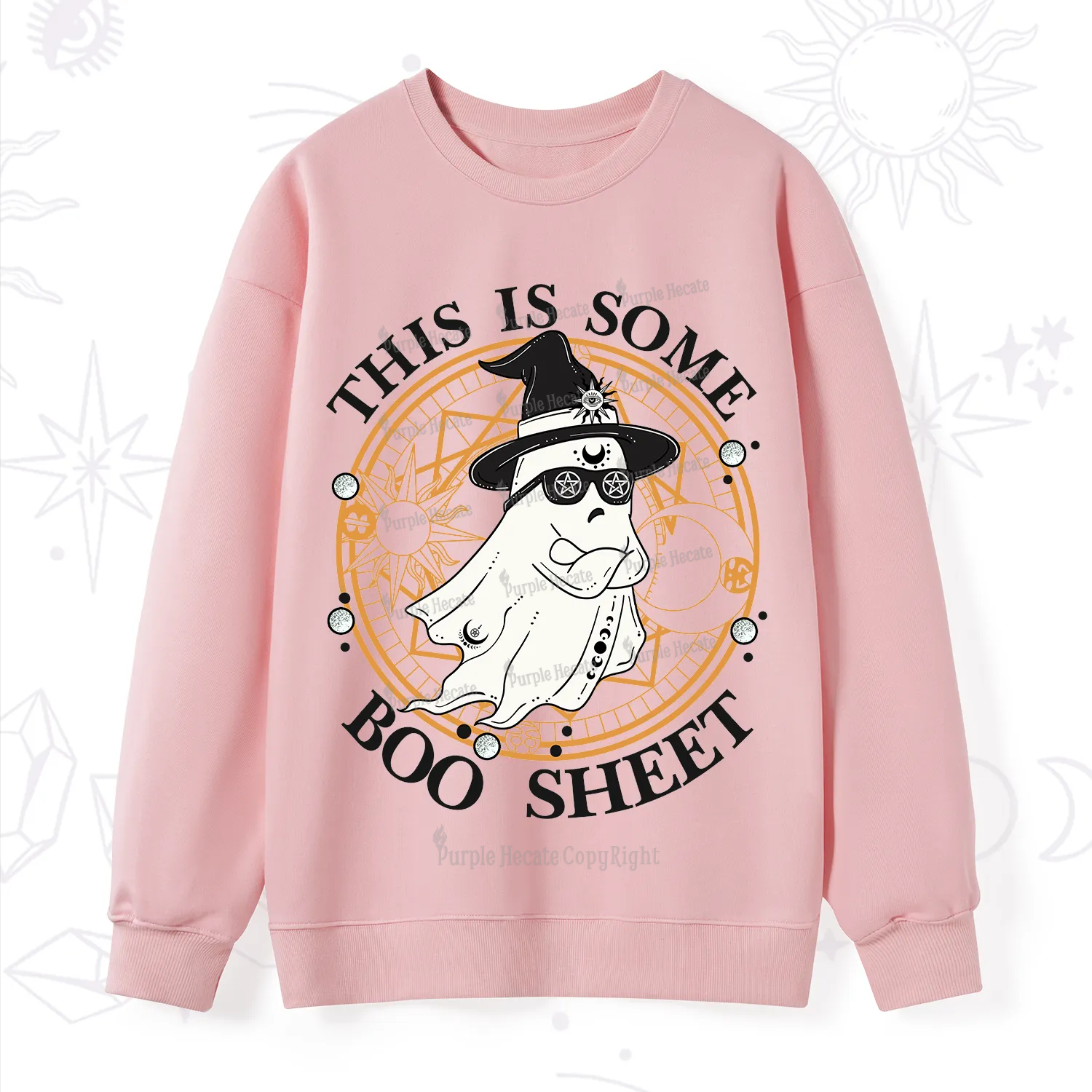 Purplehecate This Is Some Boo Sheet Halloween Sweatshirt
