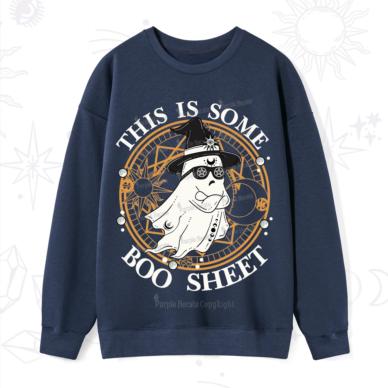 Purplehecate This Is Some Boo Sheet Halloween Sweatshirt