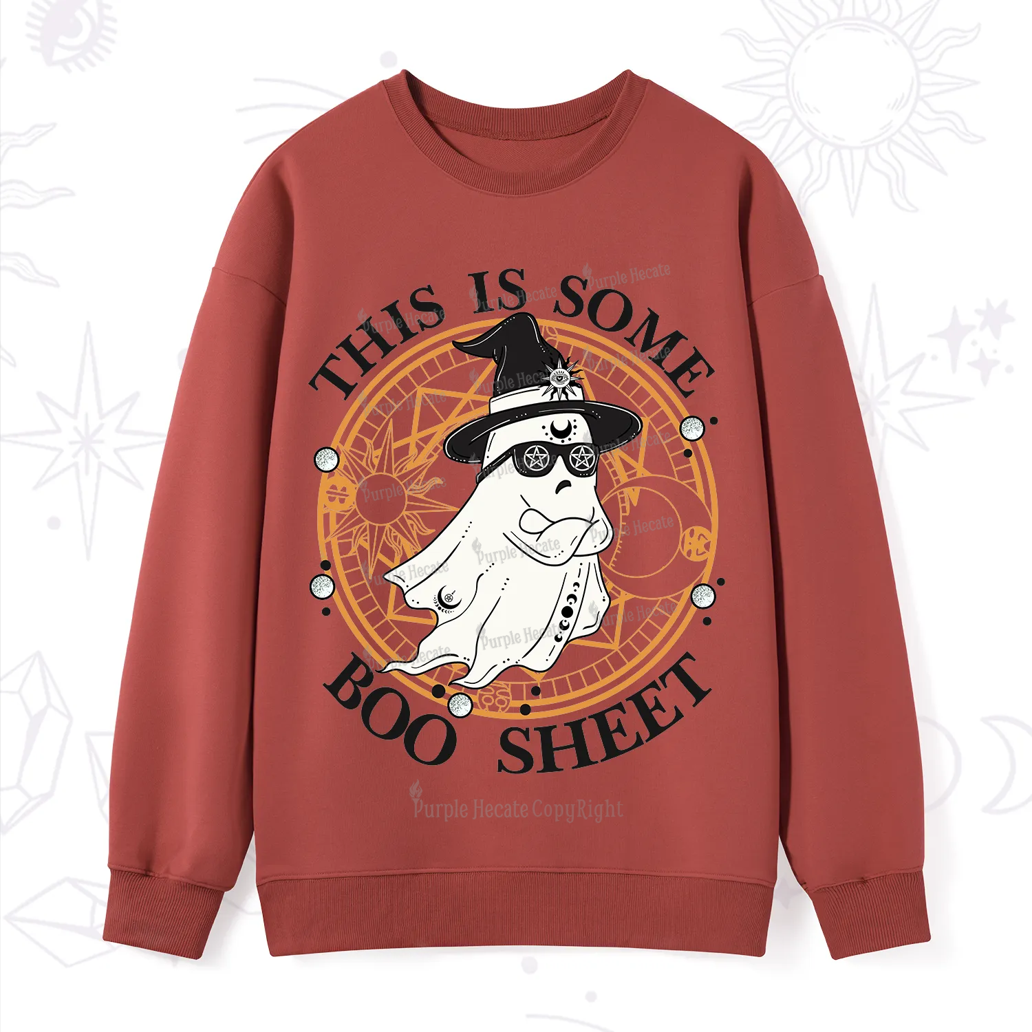 Purplehecate This Is Some Boo Sheet Halloween Sweatshirt