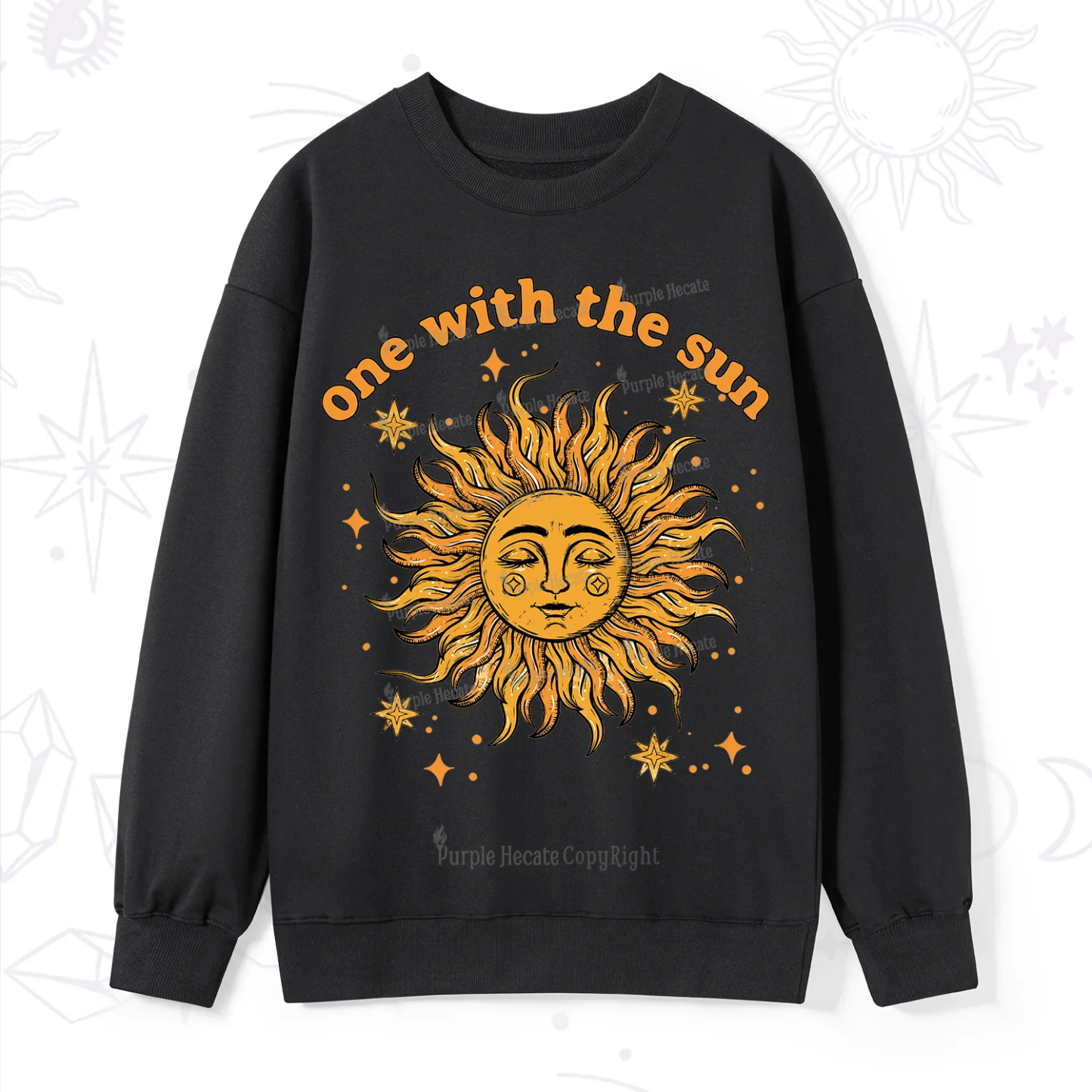 Purplehecate One With The Sun Sweatshirt