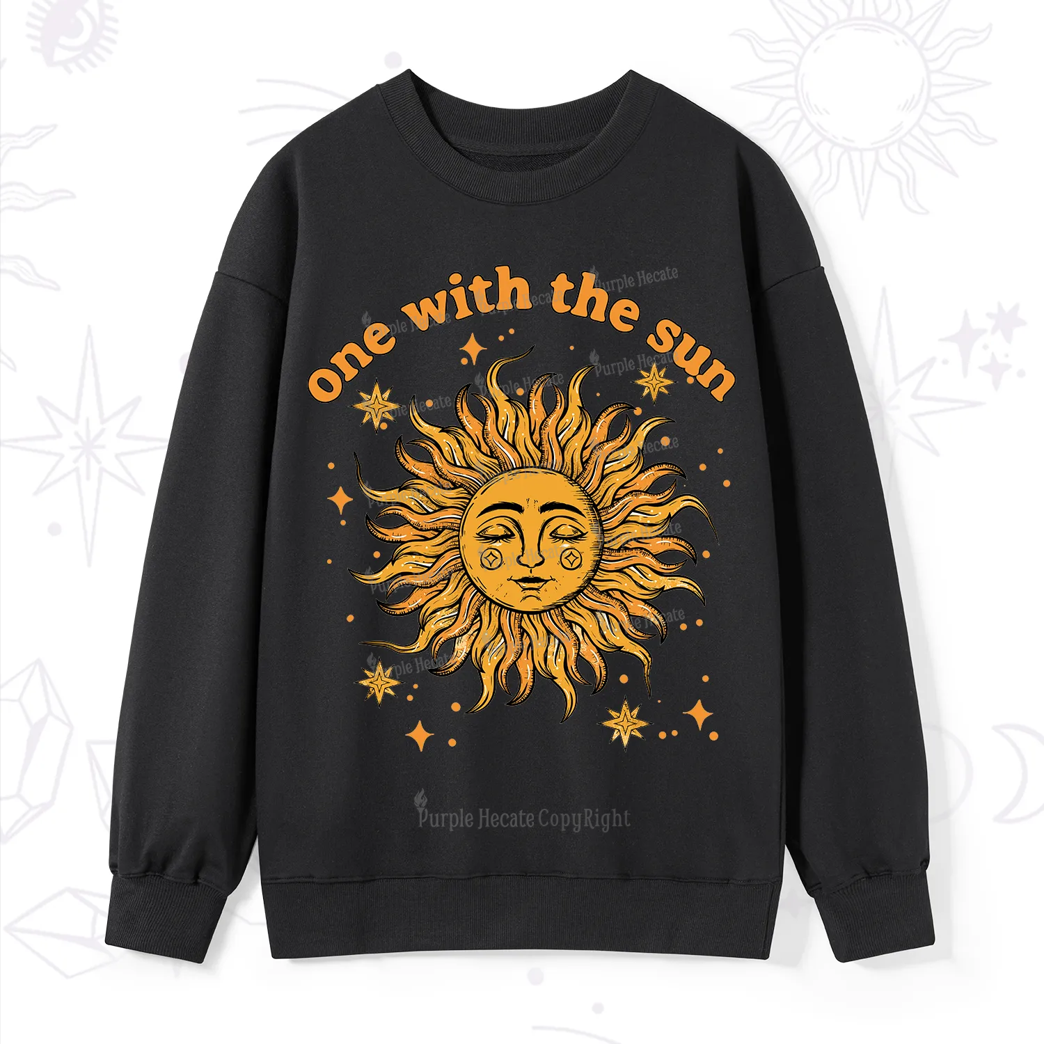 Purplehecate One With The Sun Sweatshirt