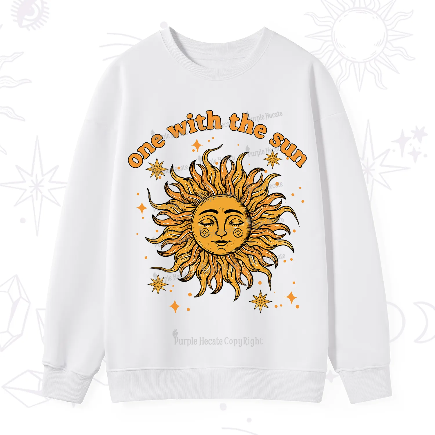Purplehecate One With The Sun Sweatshirt