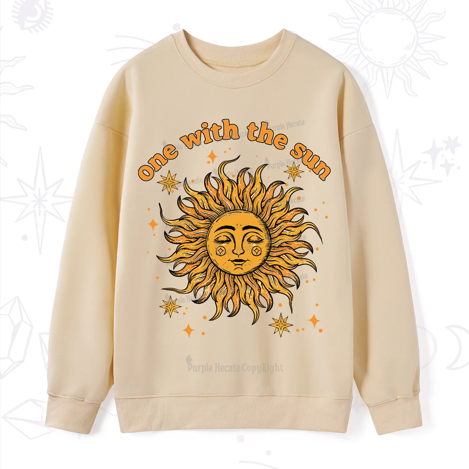 Purplehecate One With The Sun Sweatshirt