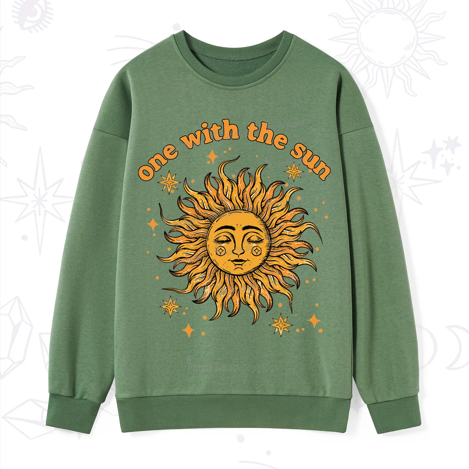 Purplehecate One With The Sun Sweatshirt
