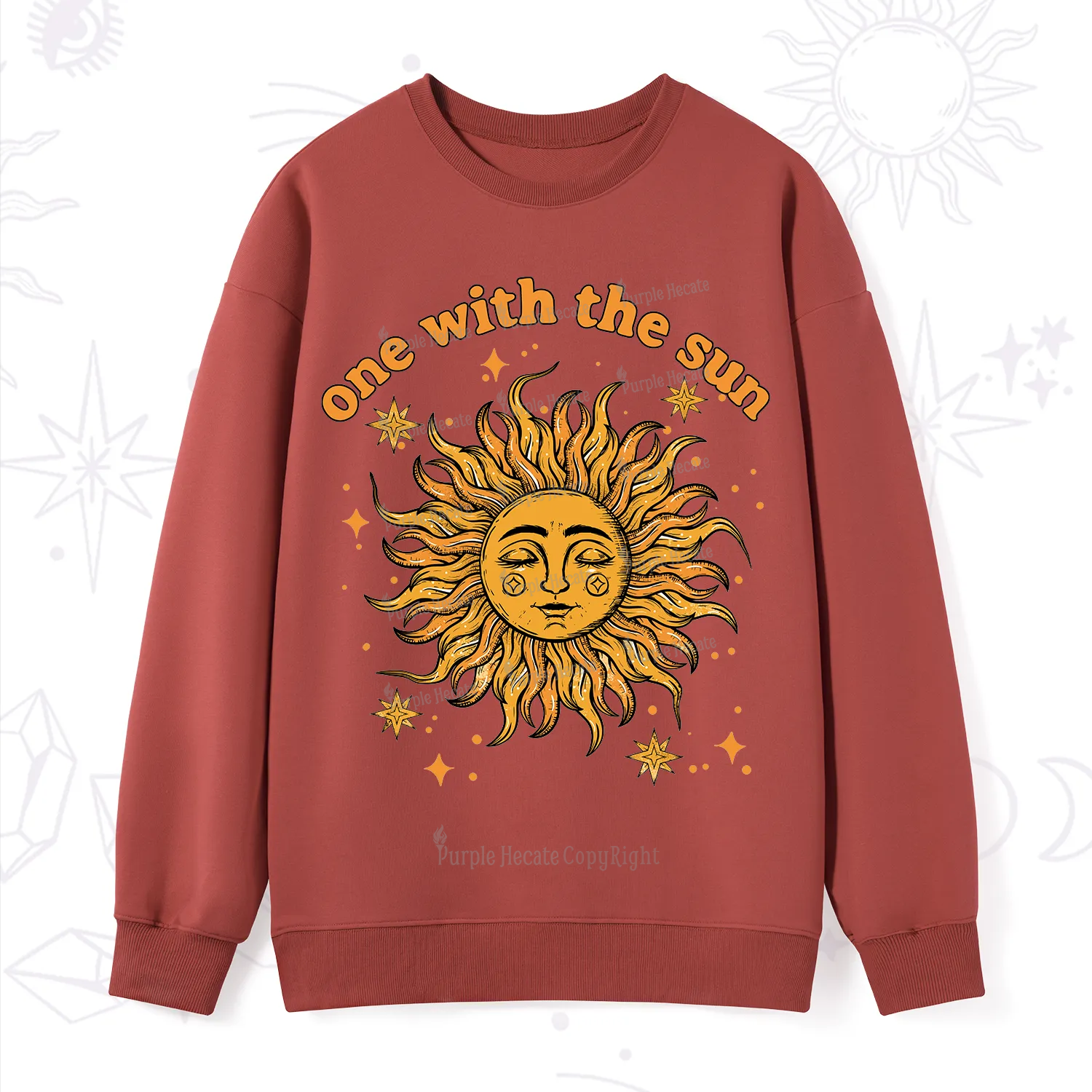 Purplehecate One With The Sun Sweatshirt